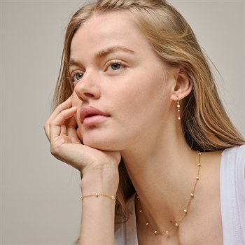 Enamel - Lola MARINE Ohrringe in vergoldete silber