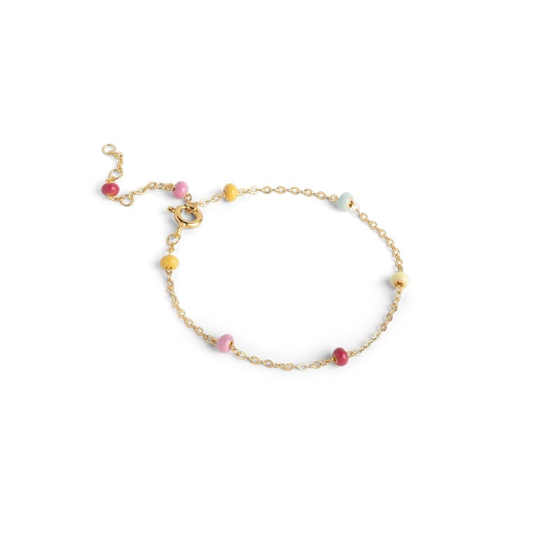 Enamel - Lola MARINE Ohrringe in vergoldete silber