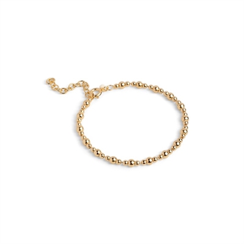 Enamel - Amore armband in vergoldete silber mit Herz