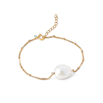 Coco Baroque Perlenarmband aus Vergoldet Silber von Enamel Copenhagen