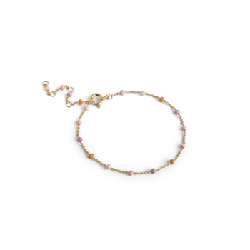 Lola Blush armband in vergoldete silber von Enamel