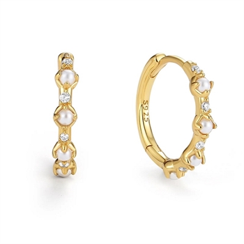 Gubi- hoops in vergoldete silber BB-225G