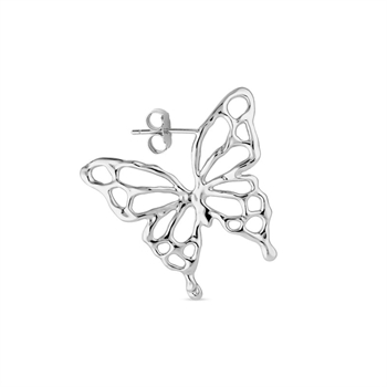 Butterfly Ohrring aus poliertem silber BE-HS23-S