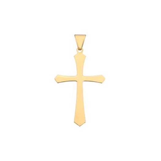 Goldanhänger mit Kreuz aus 8-14 Karat - Groß