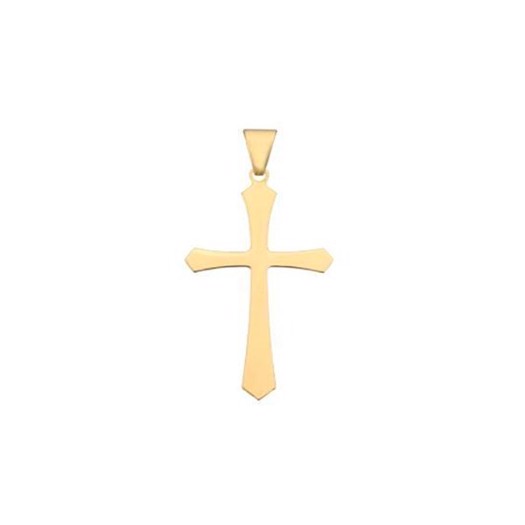 Goldanhänger mit Kreuz aus 8-14 Karat - Medium