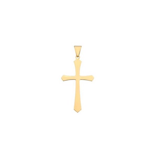 Goldanhänger mit Kreuz aus 8-14 Karat - Klein