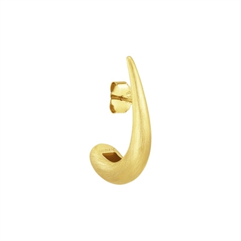 Big Orbis Drop Stud in vergoldete silber von Jane Kønig