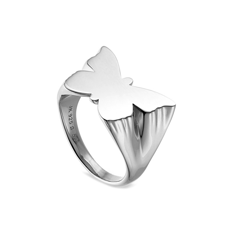 Butterfly Signet Ring in Silber BSR-HS23-S