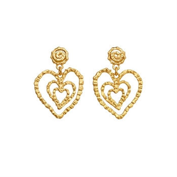 Beate Petite Ohrringe aus Vergoldet Silber von Maanesten