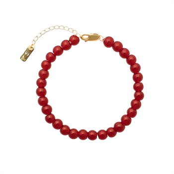Das rote Candy Coral Berry Armband von House of Vincent