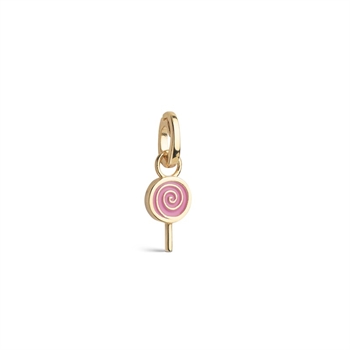 Lovely Lollipop Charm in vergoldetem Silber von Enamel Copenhagen