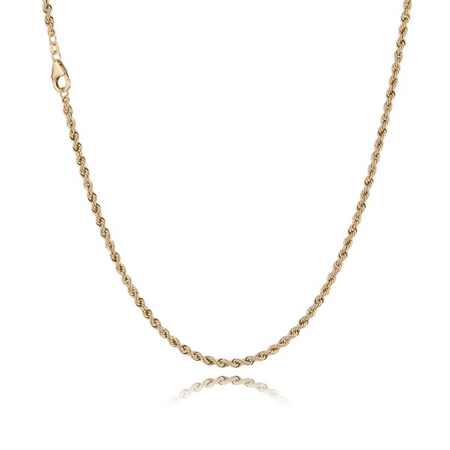 Cordel-Halskette aus 14 Karat Gold - verschiedene Längen und Breiten