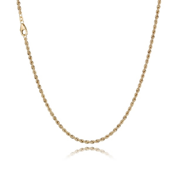 Cordel-Halskette aus 8 Karat Gold - verschiedene Längen und Breiten