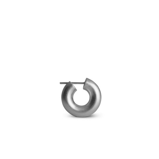 Jane Kønig - Small Chunky Hoop Matt Silber