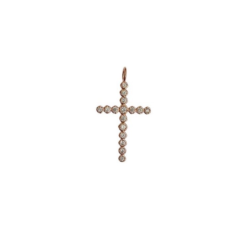 Pico Copenhagen - Kreuz kleiner Kristallanhänger