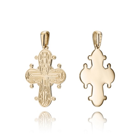 Dagmarkreuz in 8-14 Karat Gold - 20x17 mm