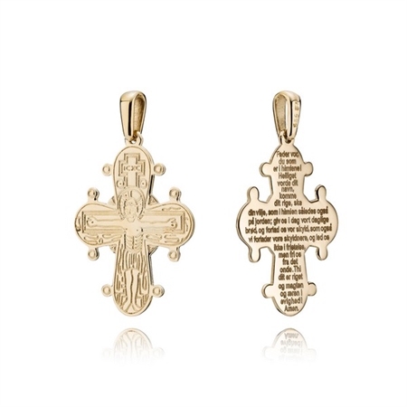 Dagmarkreuz in 8-14 Karat Gold - 20x17 mm