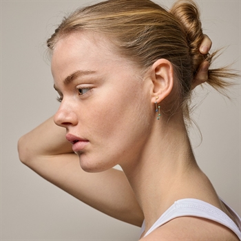Enamel - Lola MARINE Ohrringe in vergoldete silber