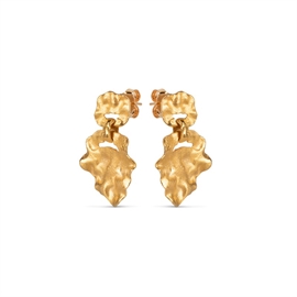 Windige kleine Ohrringe in vergoldete silber von Enamel E290GM
