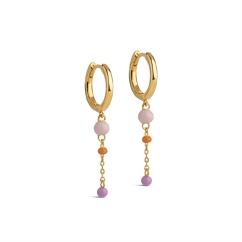 Lola Bold BLUSH Ohrringe in vergoldete silber von Enamel