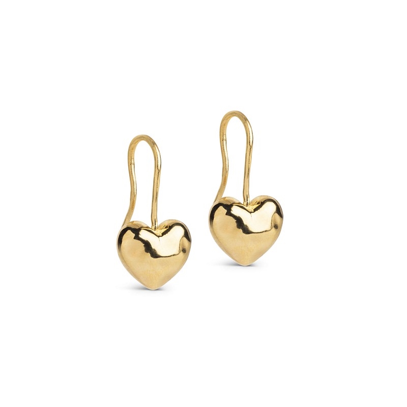 Poma Drop Heart Ohrringe von Enamel Copenhagen