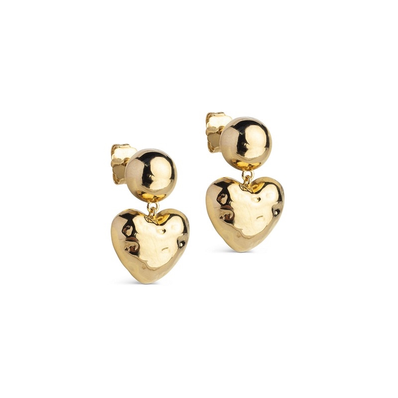 Poma Drop Heart Ohrringe von Enamel Copenhagen