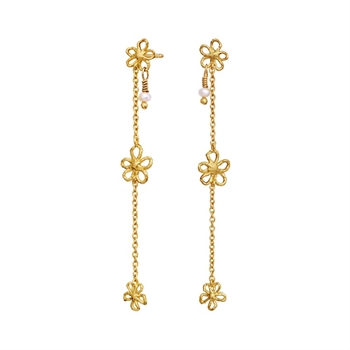 Maanesten Felixa Ohrringe aus Vergoldet Silber mit Perlen