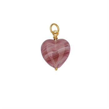 Der French Grande Heart Anhänger von Pico Copenhagen in Lila