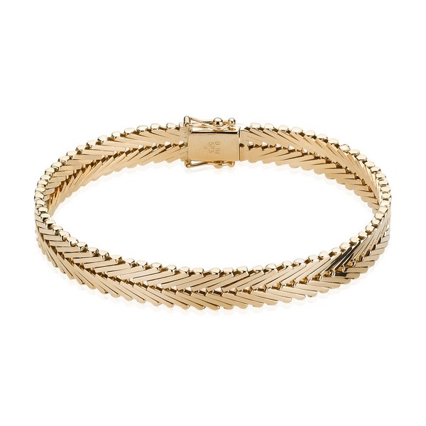 Murstens armband in 14 kt Gold (Größe und Länge wählen)