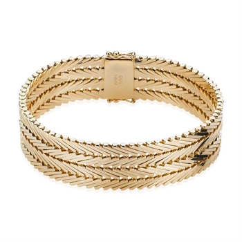 Murstens armband in 14 kt Gold (Größe und Länge wählen)