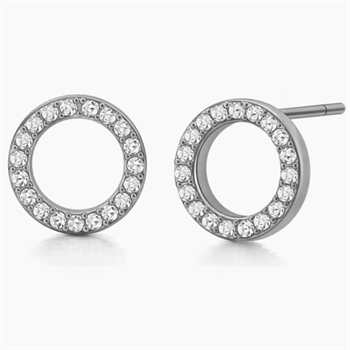 100% Titanium Runde Ohrringe in Titanium