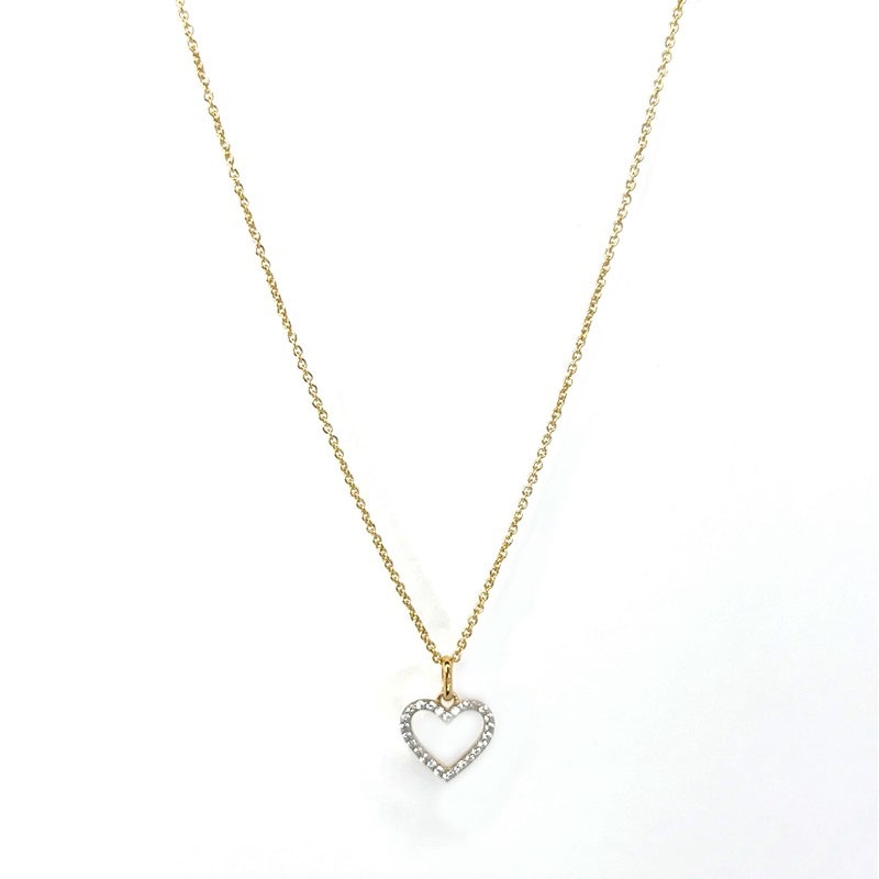 Herzanhänger in 8 Karat Gold ist ein klassisches und zeitloses Schmuckstück