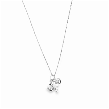 Glaube, Hoffnung und Liebe Anhänger aus Silber