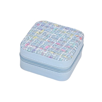 Schmuckkästchen aus Bouclé - Blau