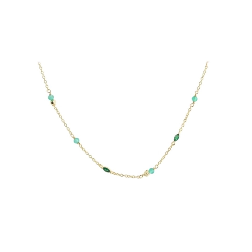Aqua Dulce - Fancy Bracelet in vergoldetem Sterlingsilber