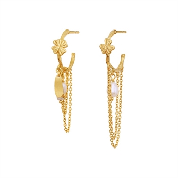 Maanesten - Inara Ohrringe aus vergoldet Silber