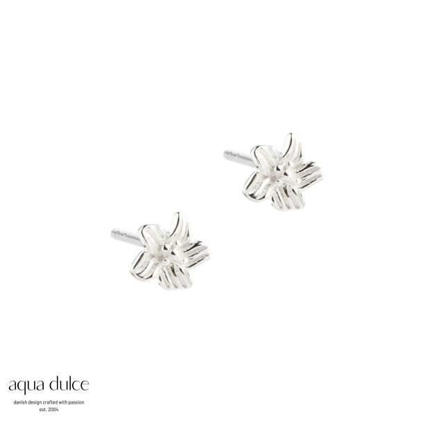 Aqua Dulce - Jasmin Small Earstud in Sterlingsilber
