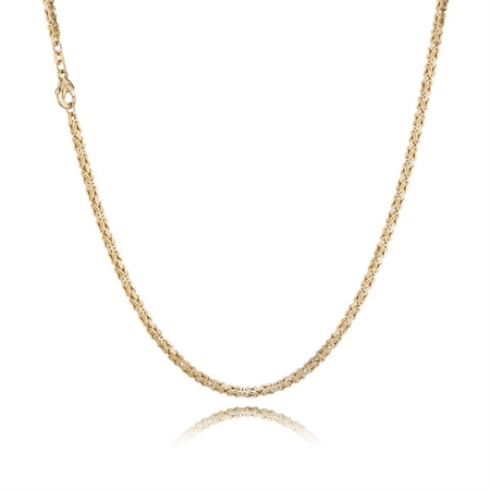 Königskette - 14 kt. Gold Halsketten (Verschiedene Größen und Längen)