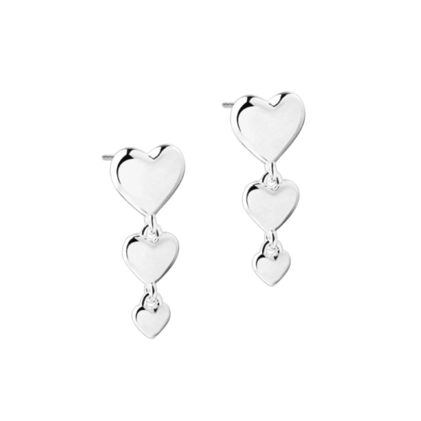 Aqua Dulce - Moon Earstuds in vergoldetem Sterlingsilber