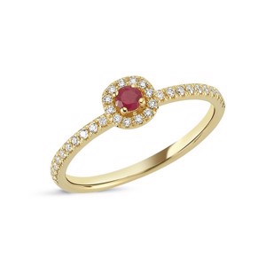 Rubin-Diamant-Ring aus 14 Karat Gold von Sofia by Nuran