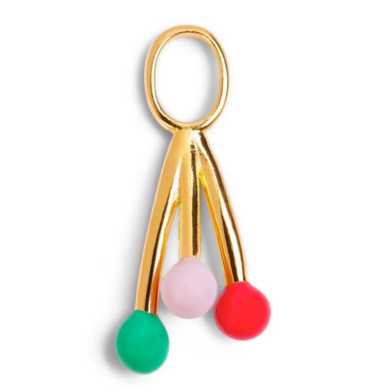 LULU Copenhagen Flowers Anhänger in vergoldetem LULUP009