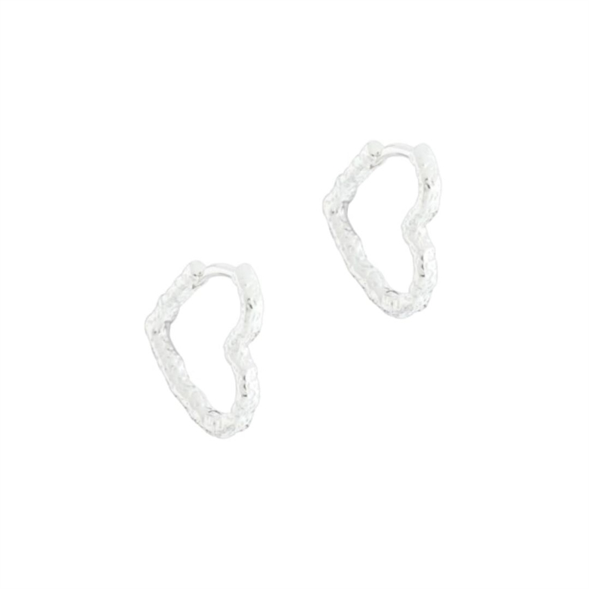 Aqua Dulce - Moon Earstuds in vergoldetem Sterlingsilber