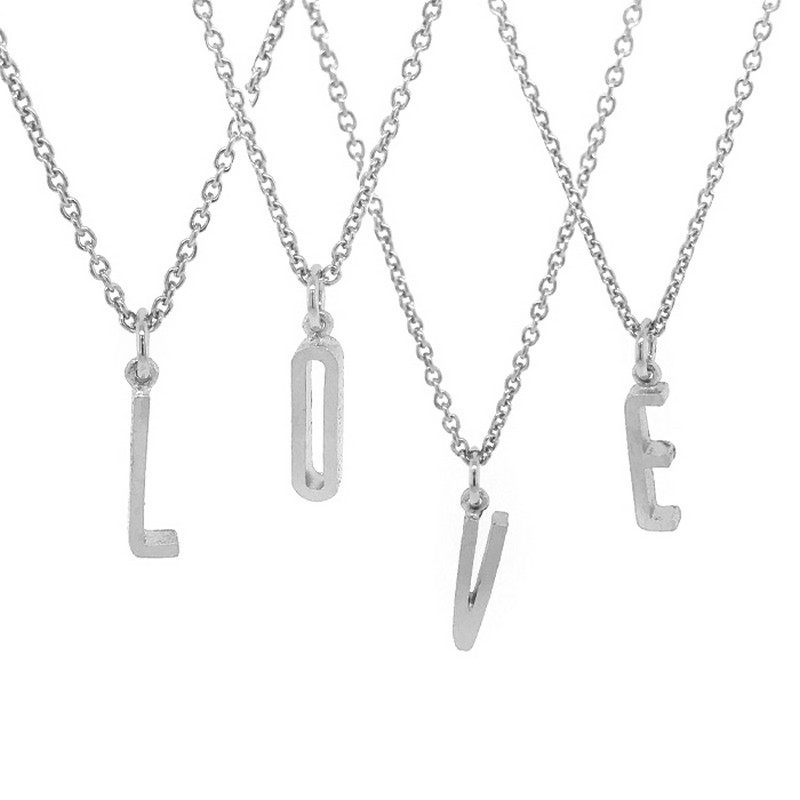 Heiring Buchstabenanhänger Initials in Silber 52-4-0-RH-S