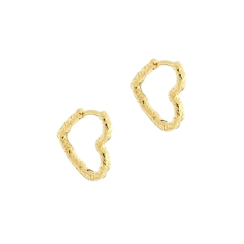 Aqua Dulce - Moon Earstuds in vergoldetem Sterlingsilber