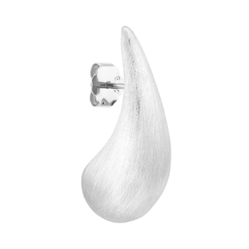 Mega Orbis Drop Stud in silber von Jane Kønig