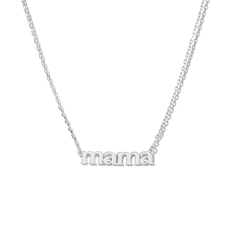 MerlePerle - Mama-Halskette aus Sterlingsilber