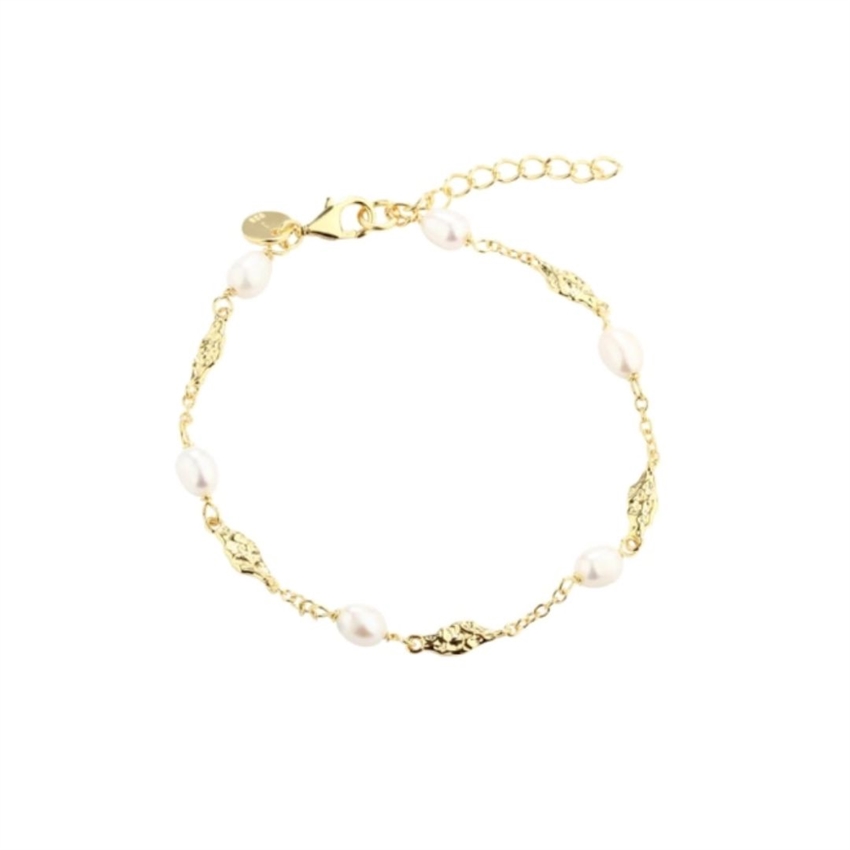 Aqua Dulce - Rhumba Pearl Bracelet in vergoldetem Silber