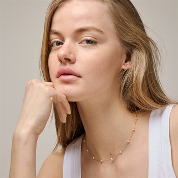 Lola Bold Daisy Halskette in vergoldete silber von Enamel 2