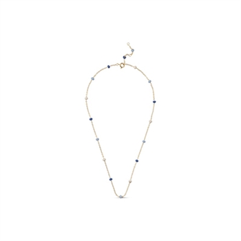 Enamel - Lola Bold MARINE Halskette in vergoldete silber