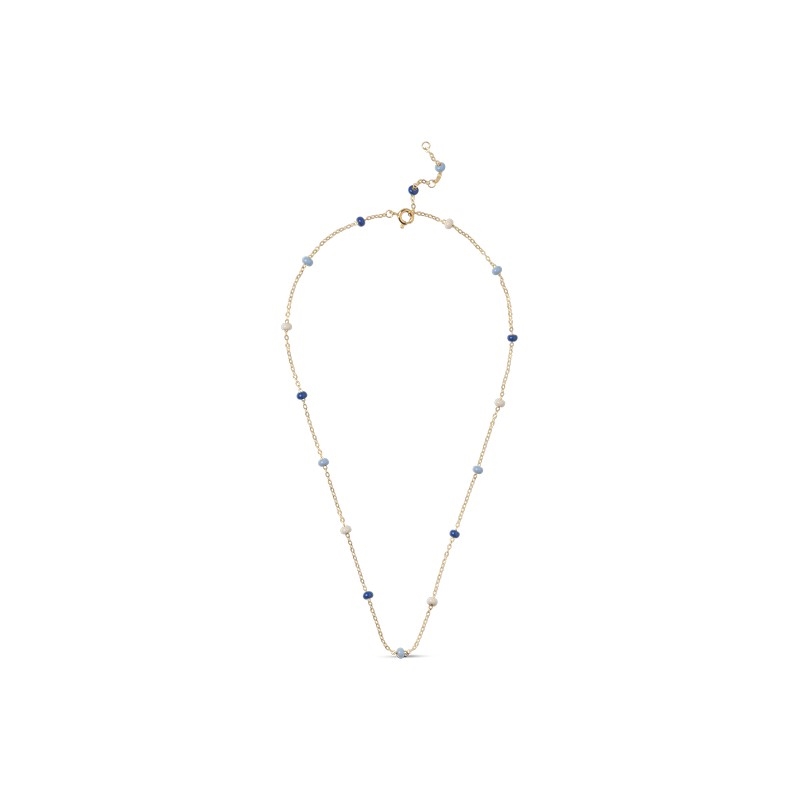 Enamel - Lola Bold MARINE Halskette in vergoldete silber